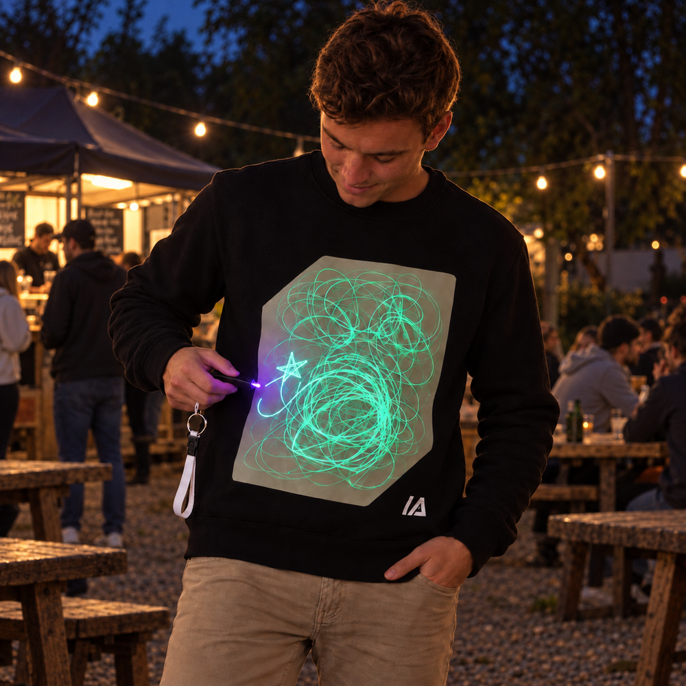 Interactive Glow in the Dark Jumper