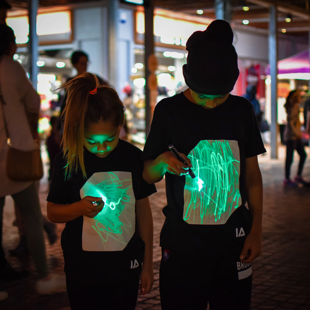 Kids Interactive Glow In The Dark T-shirt
