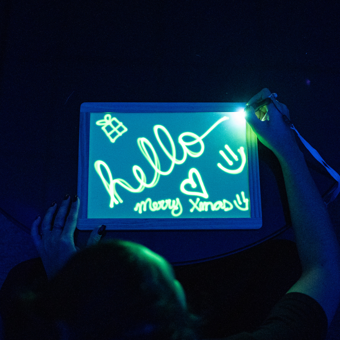 World s Brightest Glow Sketch Drawing Board