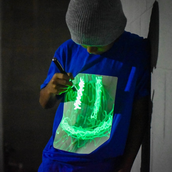 Kids Interactive Glow In The Dark T-shirt