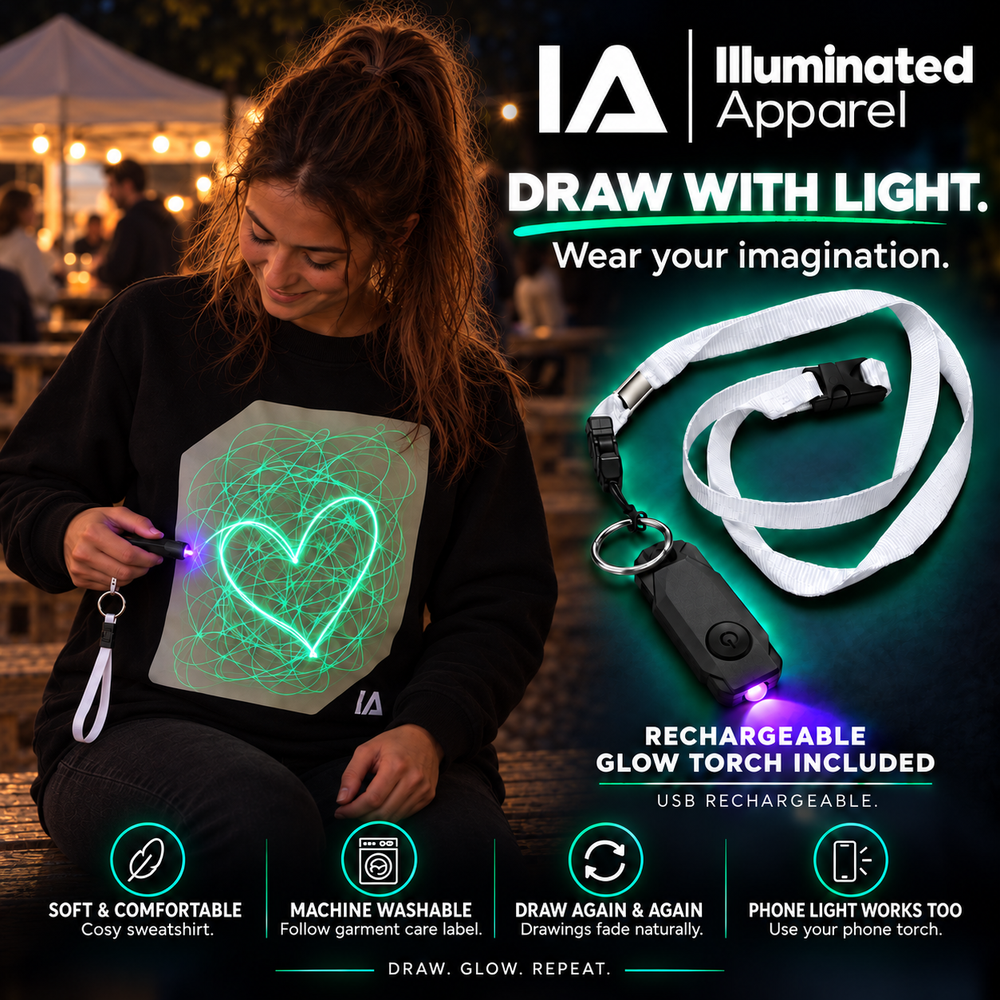 Interactive Glow in the Dark Jumper
