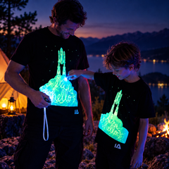 Kids’ Rocket Glow in the Dark T-Shirt with Rechargeable Torch