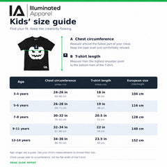 Kids’ Halloween Pumpkin Glow T-Shirt with Rechargeable Glow Torch