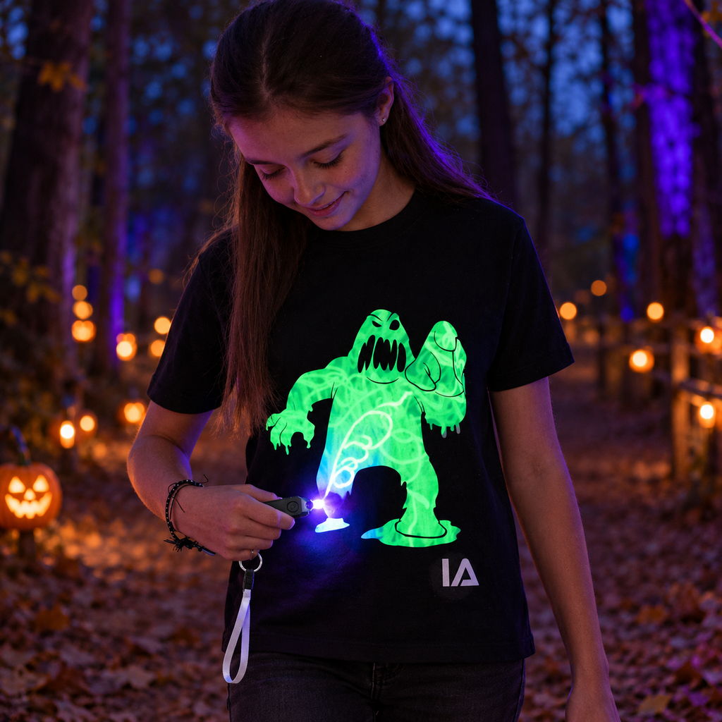 Slime Monster Interactive Glow T-Shirt - Halloween Edition