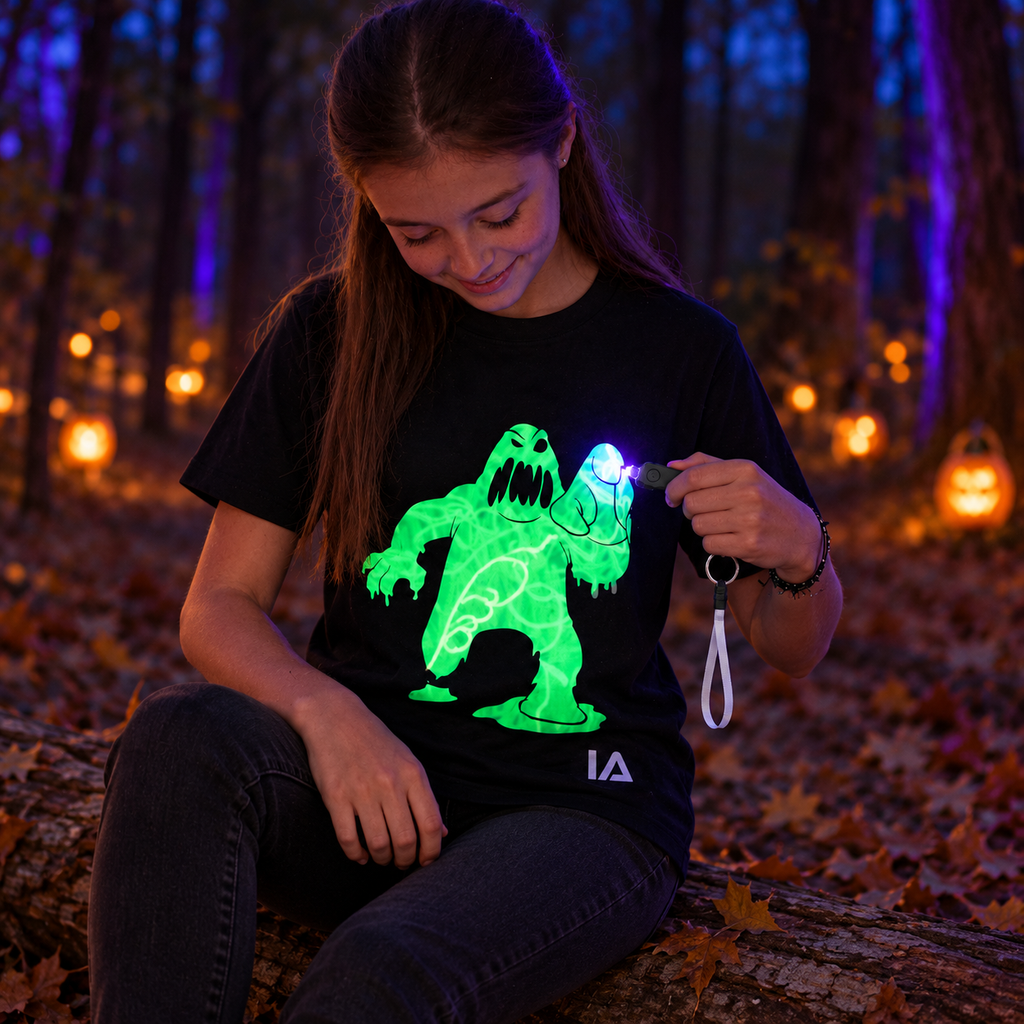 Slime Monster Interactive Glow T-Shirt - Halloween Edition