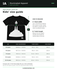 Kids’ Rocket Glow in the Dark T-Shirt with Rechargeable Torch