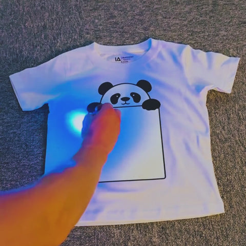 Kids Interactive Glow T-Shirt - Panda