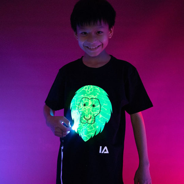 Illuminated Apparel  Interactive Glow T-shirt As seen on Dragons' Den