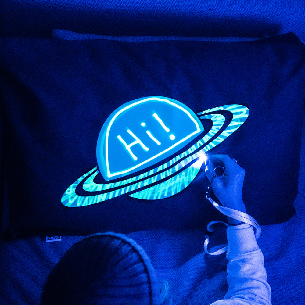 Glow Sketch Pillowcase – Dream Cloud | Draw With Light