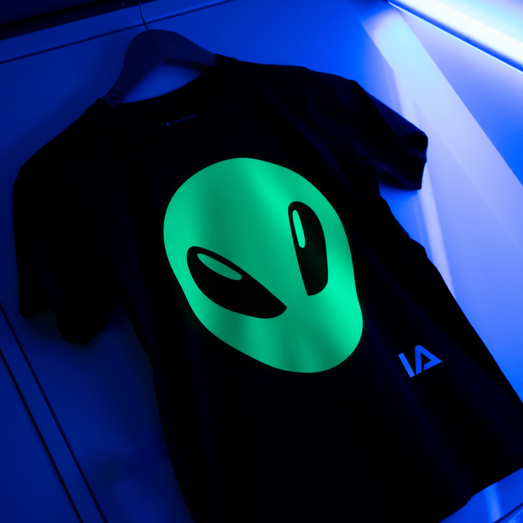 Alien Head Interactive Glow In The Dark T-Shirt