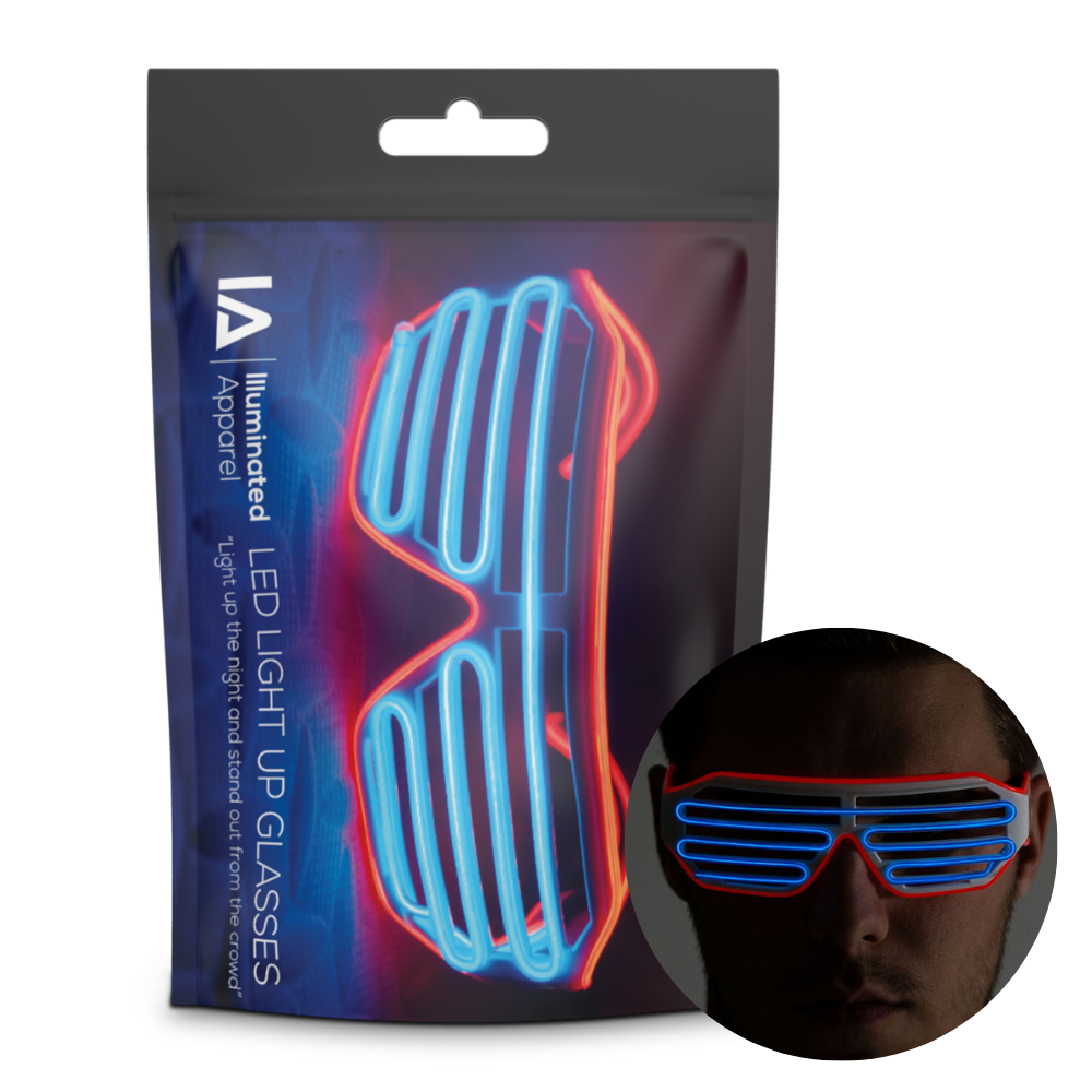 Illuminated Apparel Original Neon Light Up Glasses