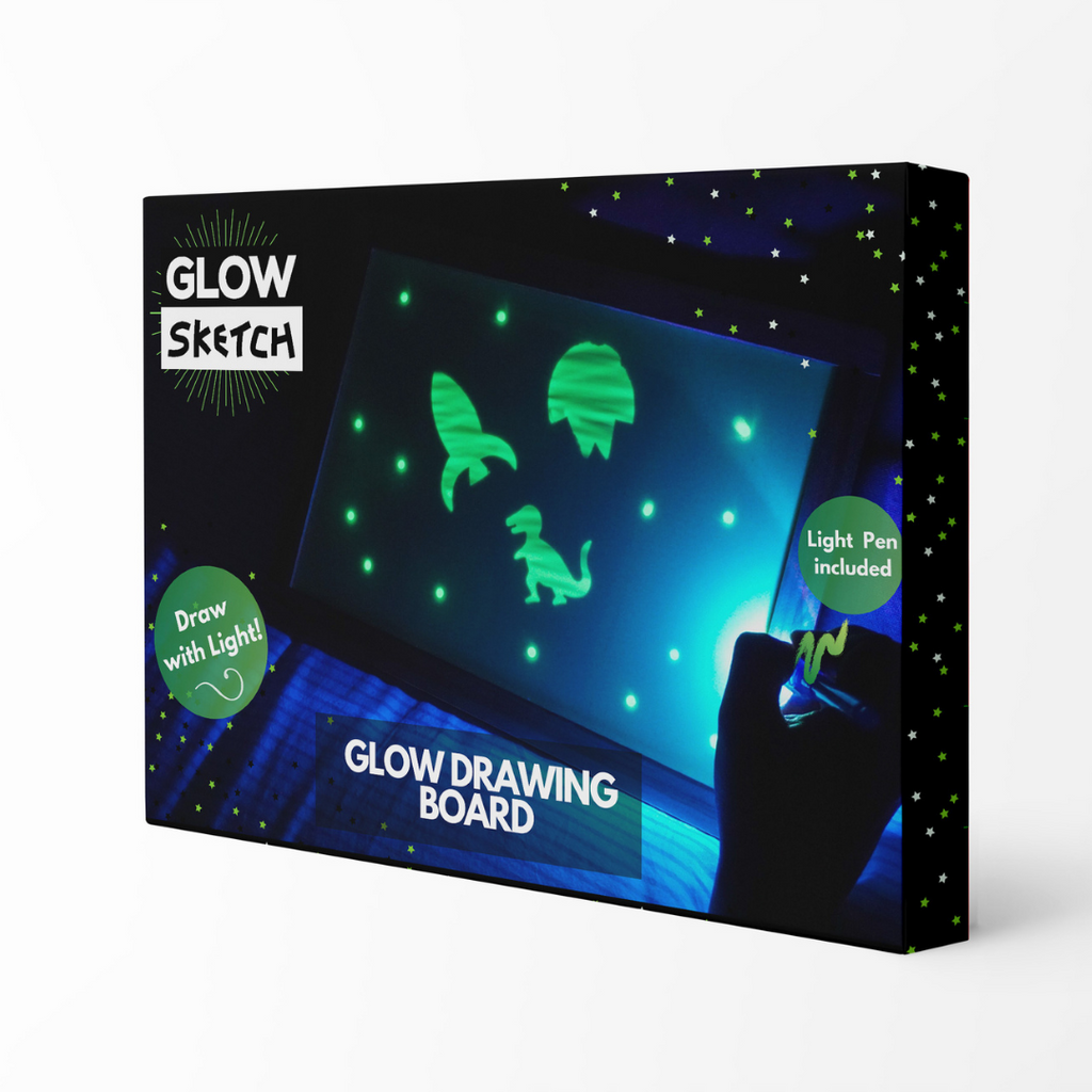 World's Brightest Glow Sketch Drawing Board Illuminated Apparel