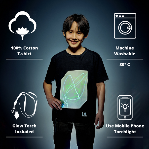 Kids Glow In The Dark T-Shirt, Perfect Gift, Kids Of All Ages
