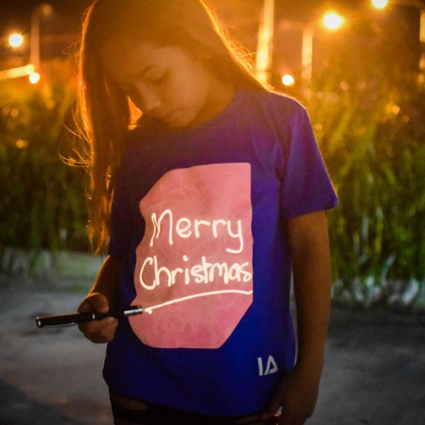 Kids Interactive Glow In The Dark T-shirt