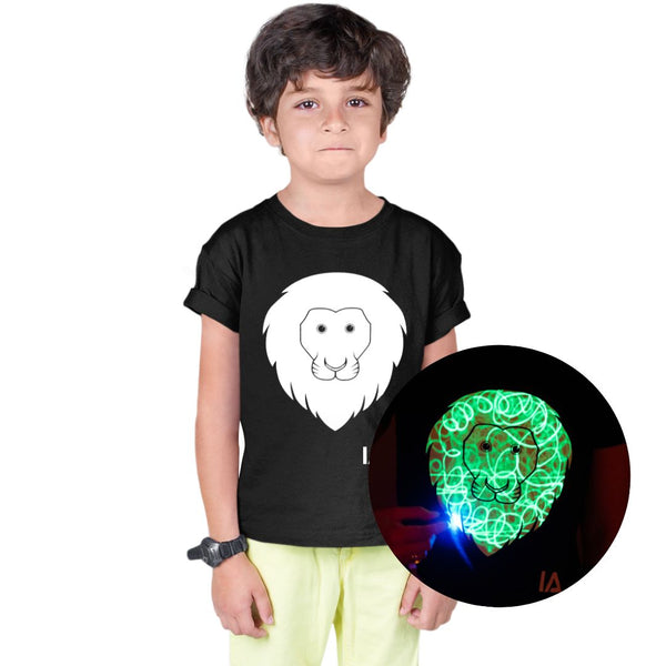 Kids Interactive Glow T-shirt - Lion