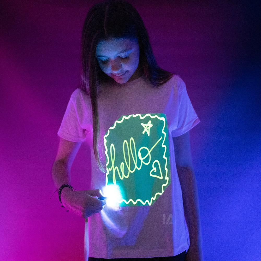 Kids Interactive Glow In The Dark T-shirt