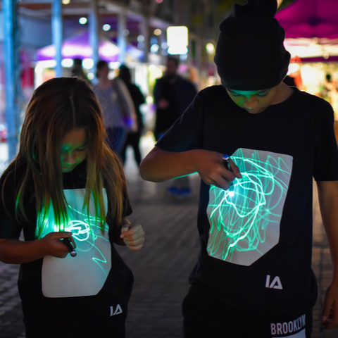 Kids Interactive Glow In The Dark T-shirt